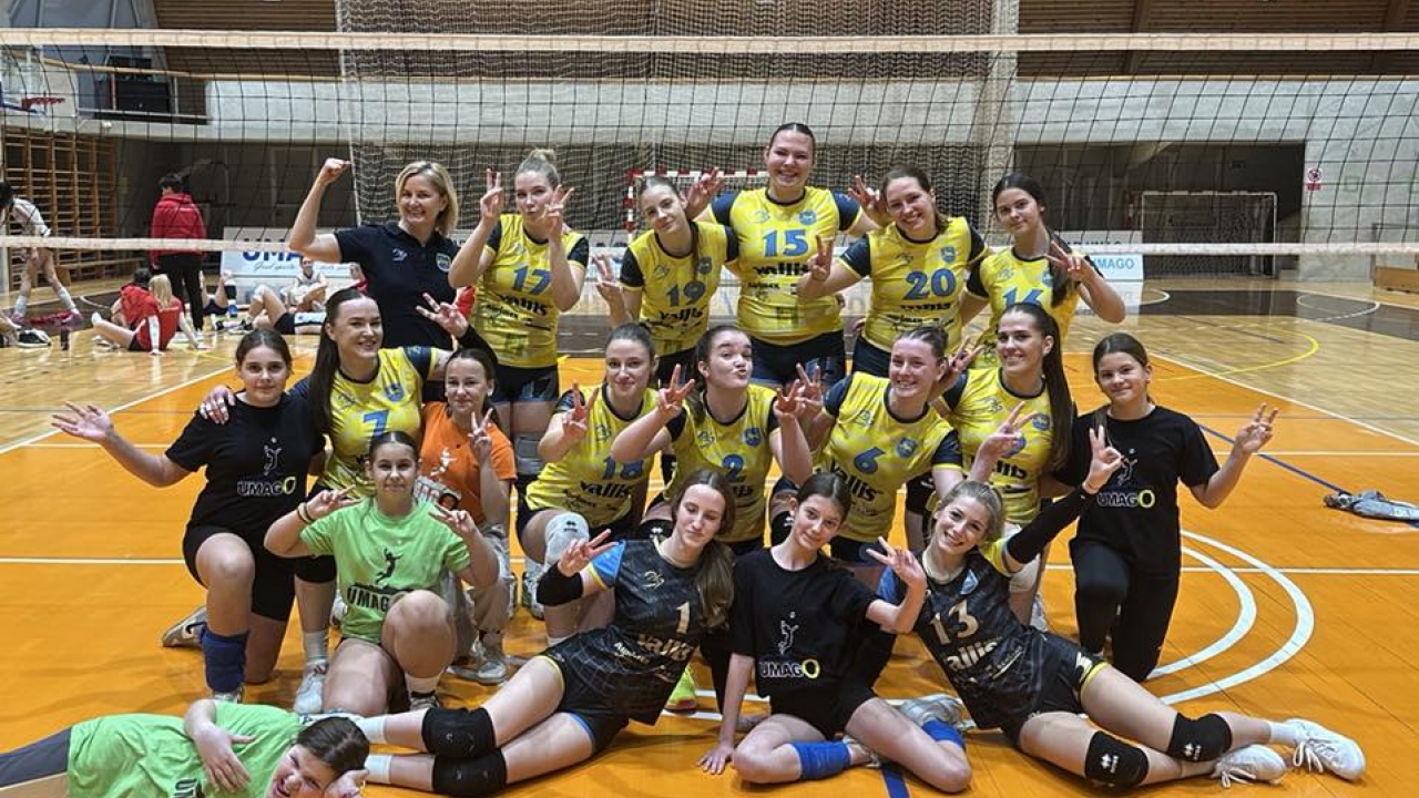 Odbojkaški klub Umag slavi pobjedu i drugo mjesto na tablici