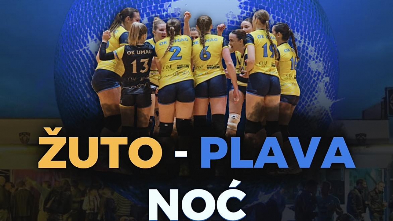 Žuto-plava noć u Umagu za kraj sezone odbojke