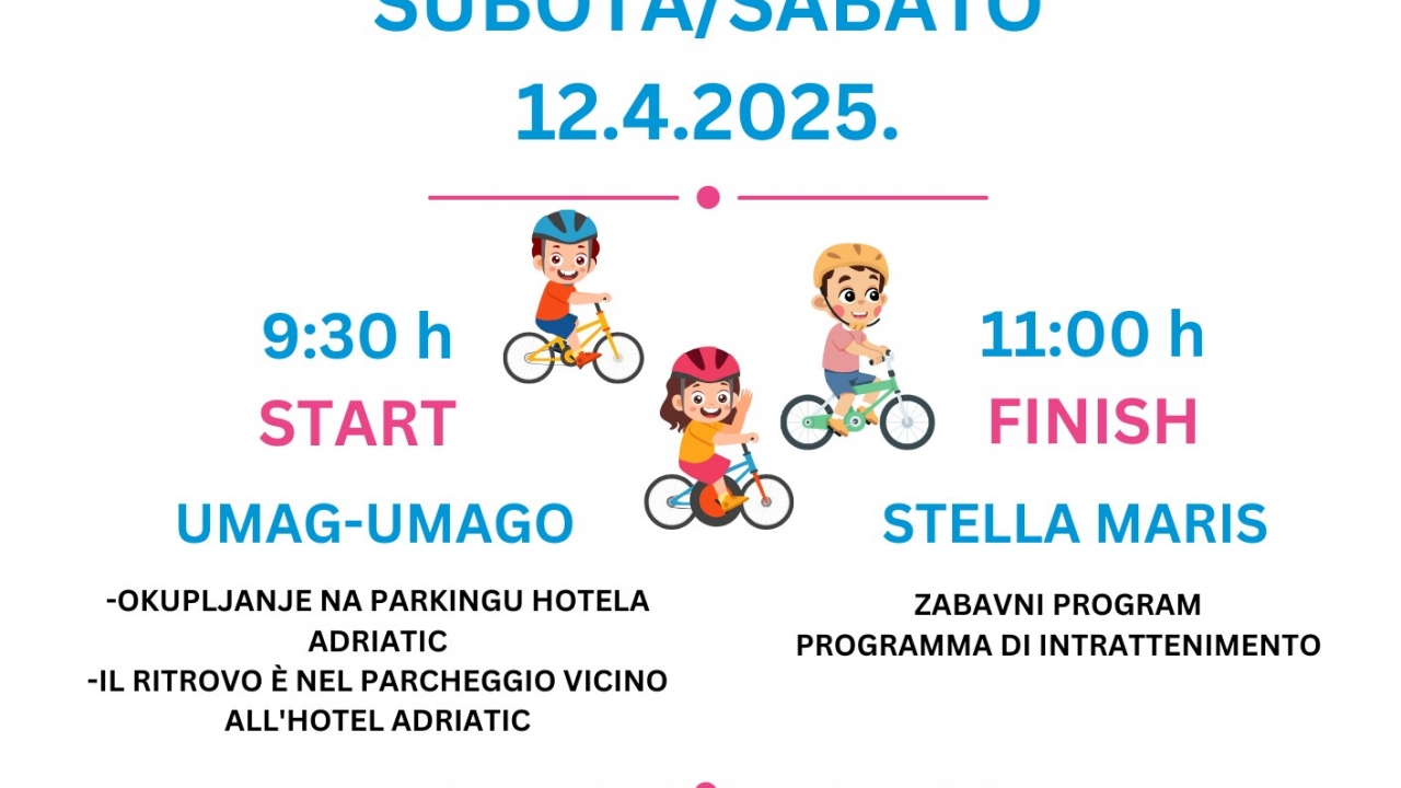 Biciklijada za djecu i obitelj u sklopu Istria Gran Fonda