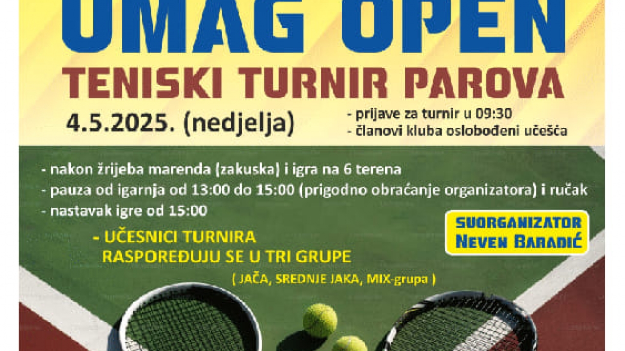 Tenis klub Umag slavi 30 godina postojanja