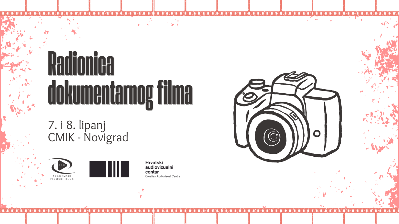Prijavi svog tinejdžera na besplatnu filmsku radionicu u Novigradu!