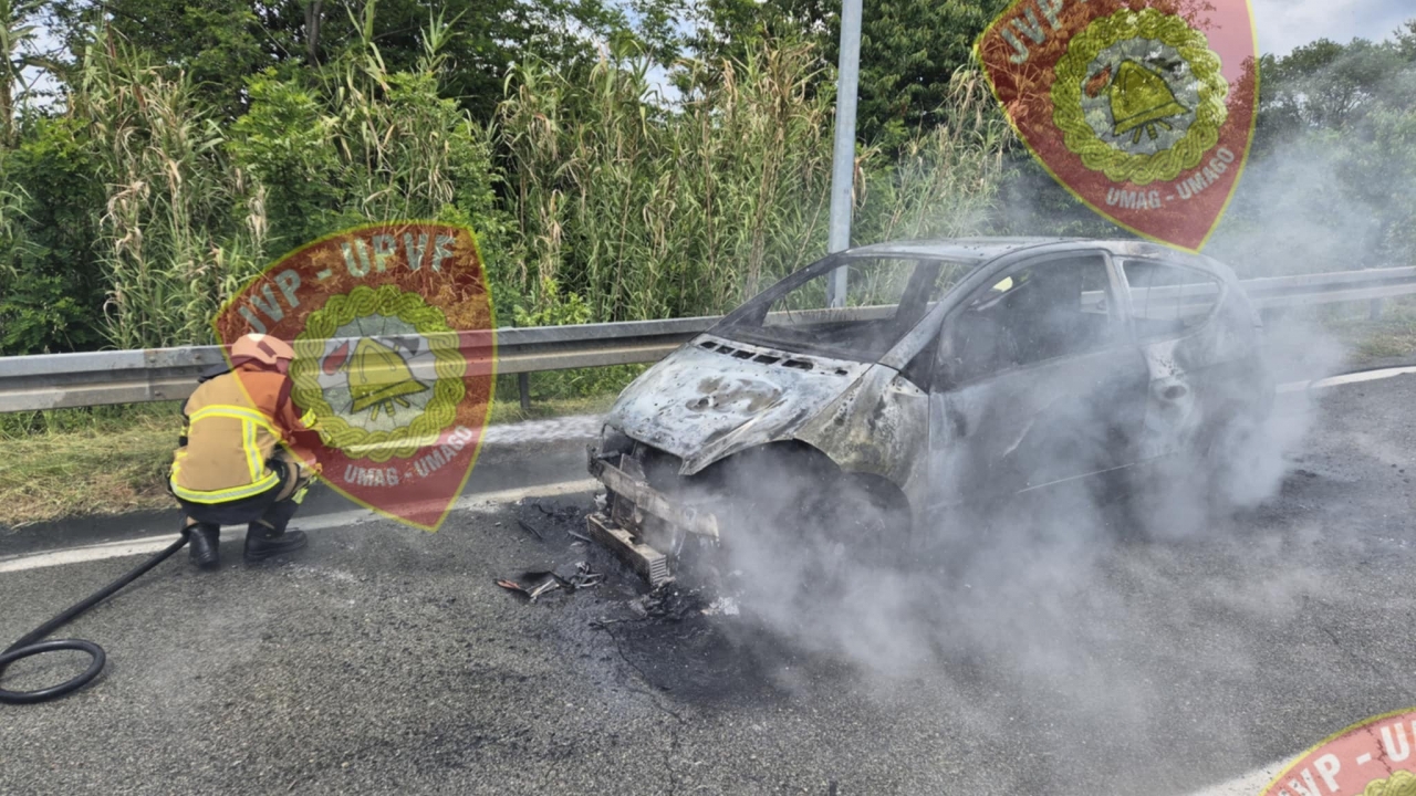 Vozilo u potpunosti izgorjelo na izlazu s Ipsilona kod Nove Vasi