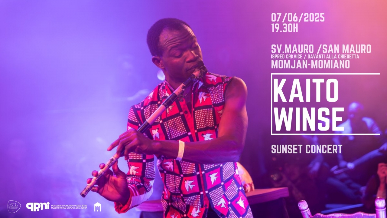 Koncert na zalasku sunca u Momjanu – stiže Kaito Winse