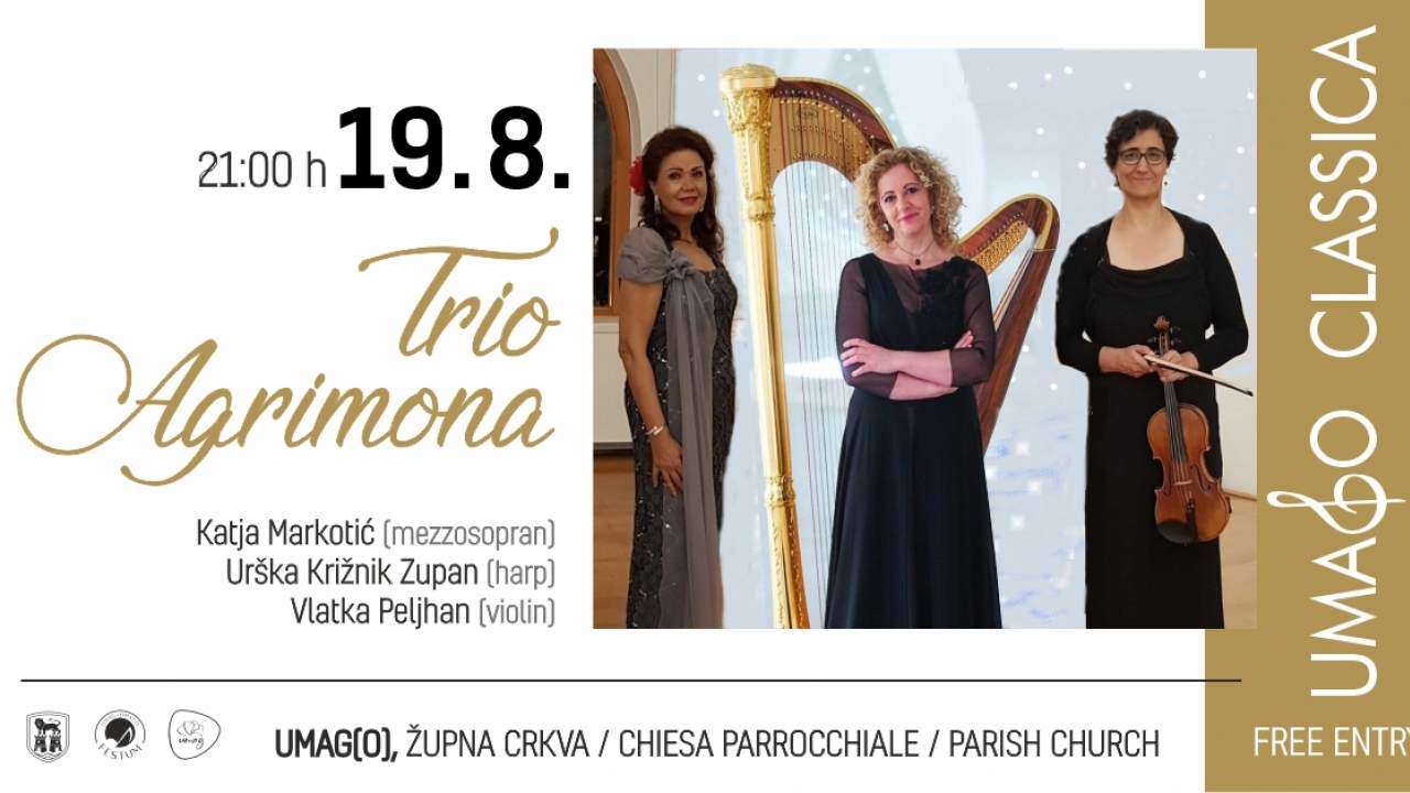 UMAG(O) CLASSICA: Trio Agrimona ovog utorka u 21 sat