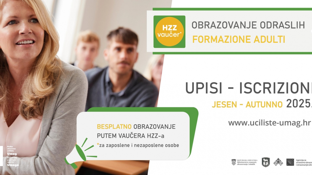 Jesenski upisni rok u POU Ante Babić Umag je u tijeku!