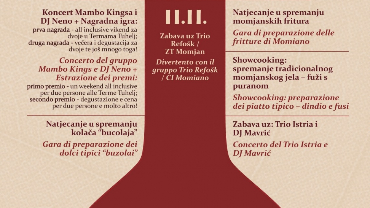Martinje ovog vikenda u Momjanu – vino, natjecanja, lutrija i dobra zabava!
