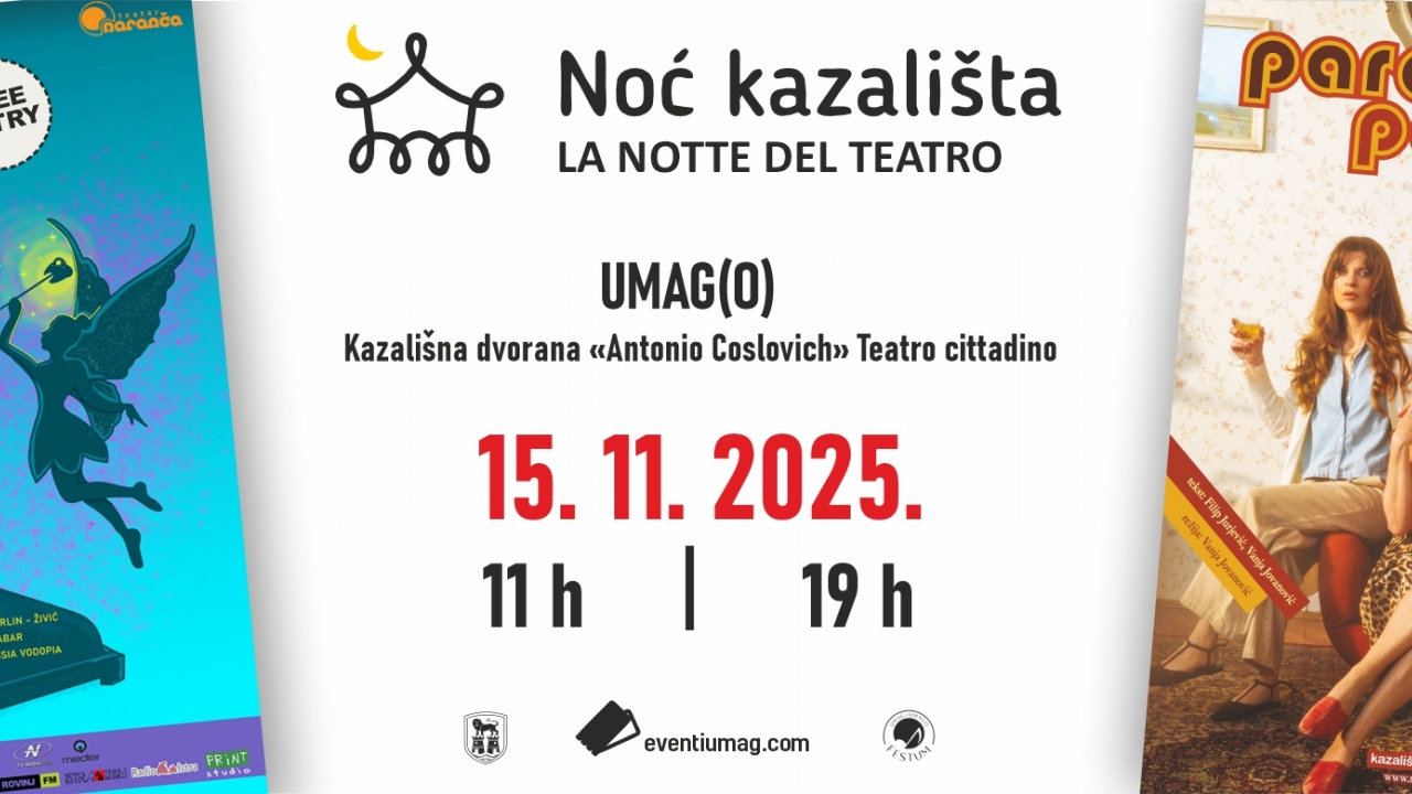 Noć kazališta u znaku britke komedije i čarolije za najmlađe