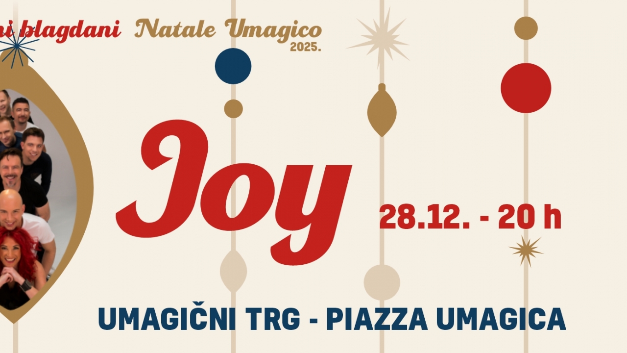 Grupa Joy rasplesat će zadnju nedjeljnu večer godine na Umagičnom trgu