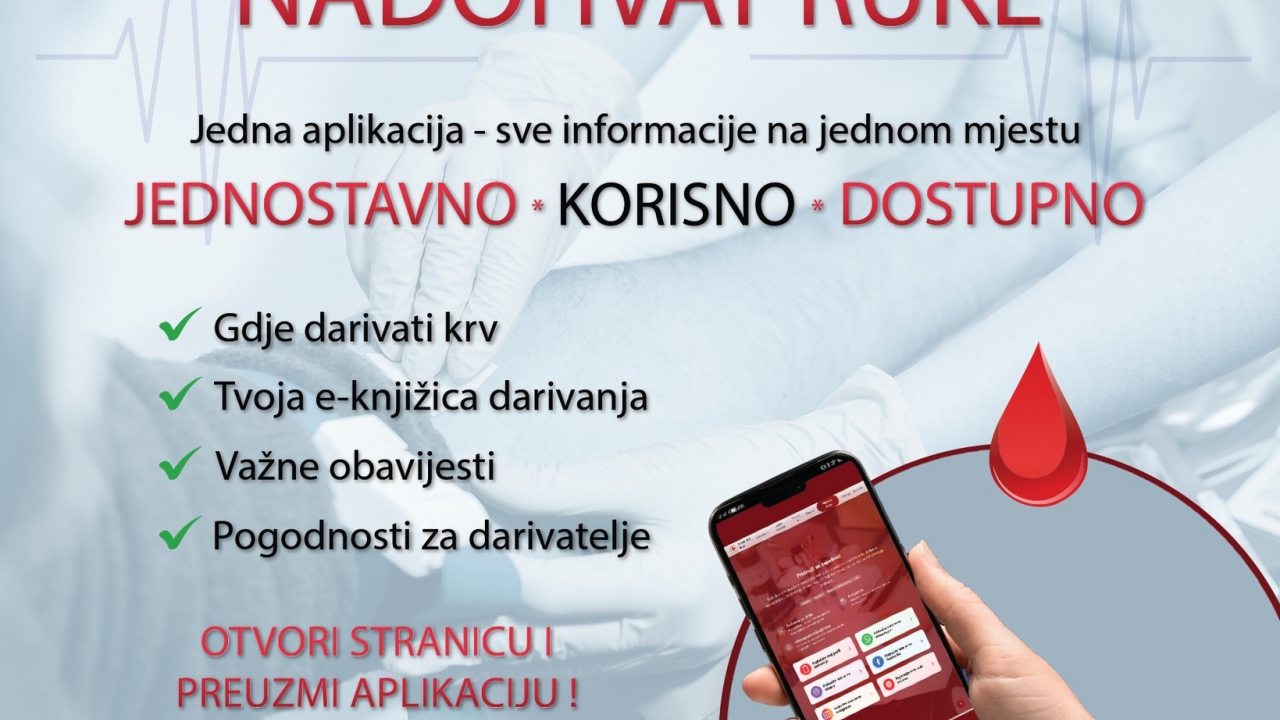 Crveni križ Bujštine predstavio novu aplikaciju za darivatelje krvi