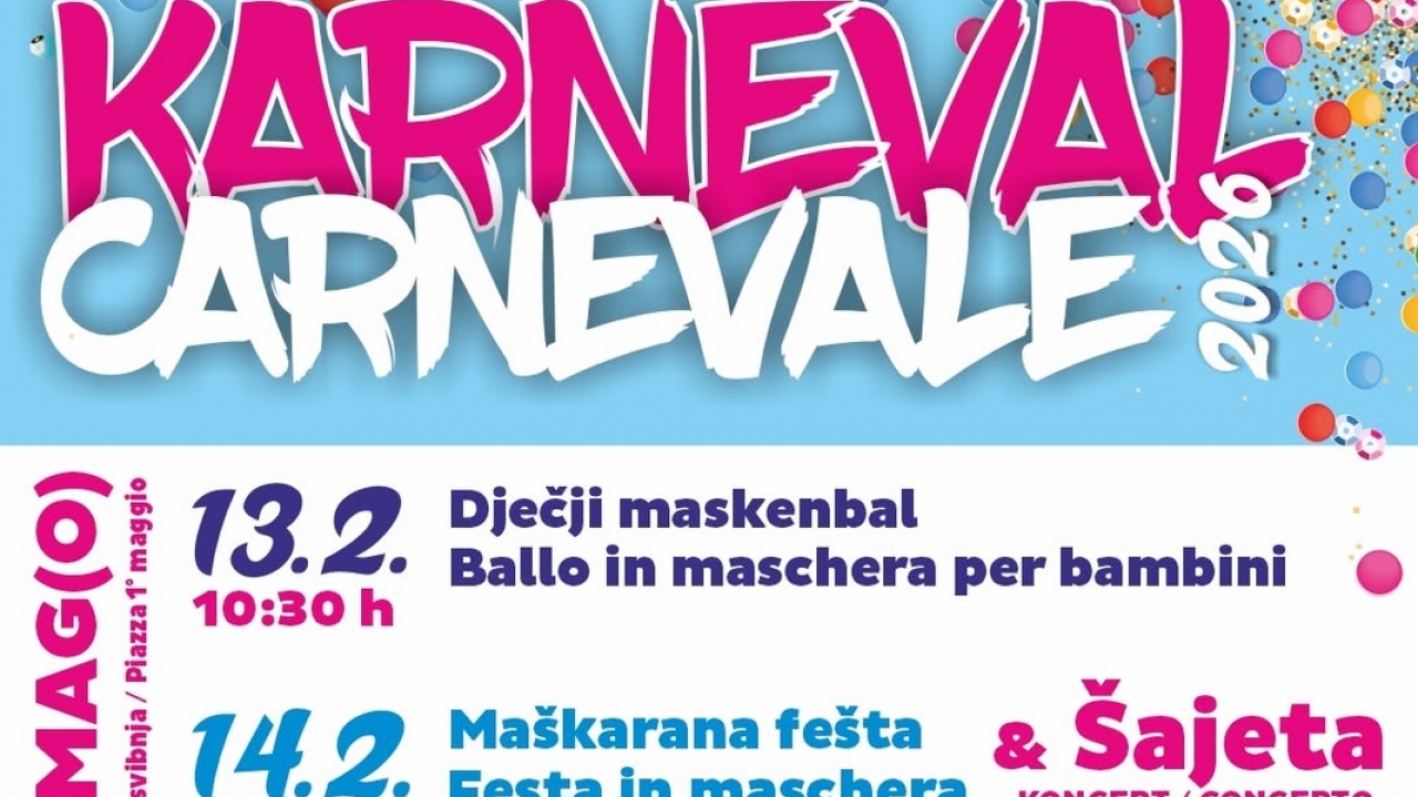 Karneval Umag 2026: Maškare preuzimaju grad i okolna mjesta