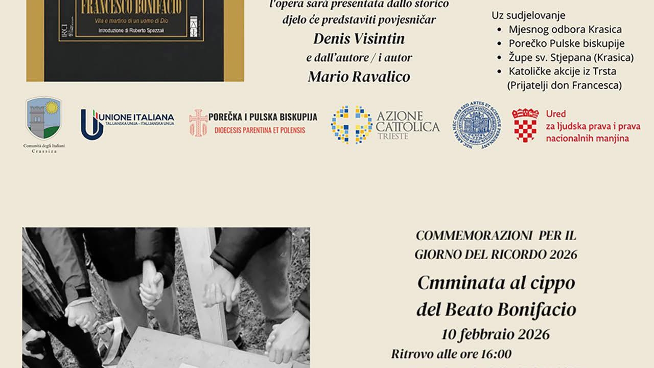 Predstavljanje knjige o don Francescu Bonifaciju u Krasici