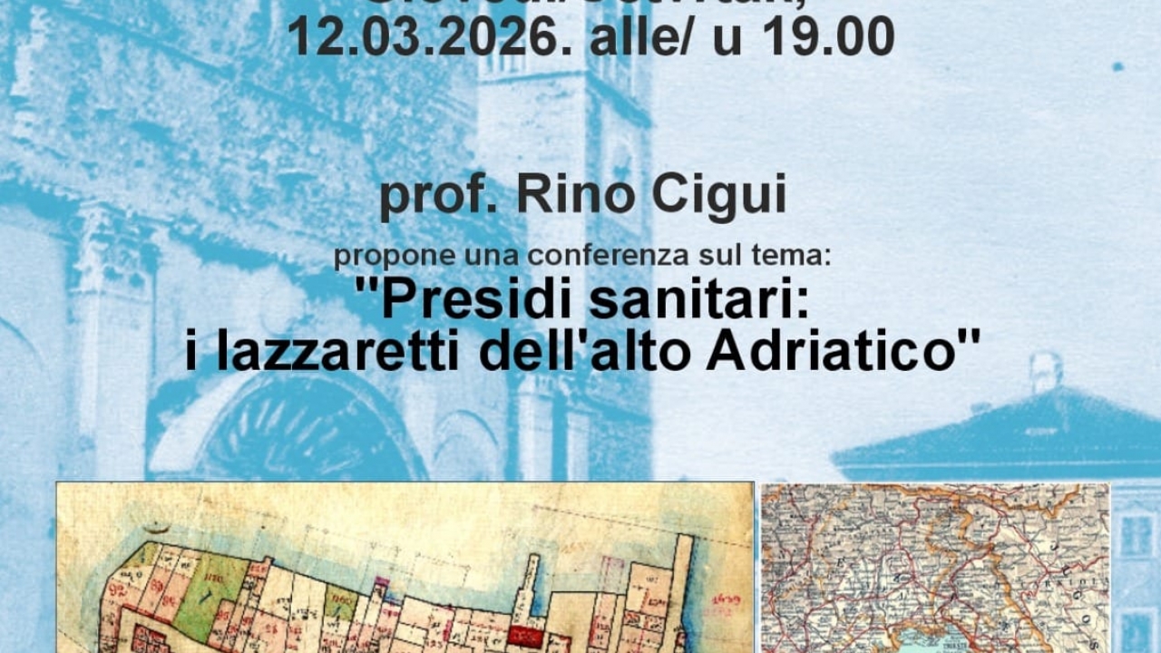 Predavanje o lazaretima sjevernog Jadrana u četvrtak u Umagu