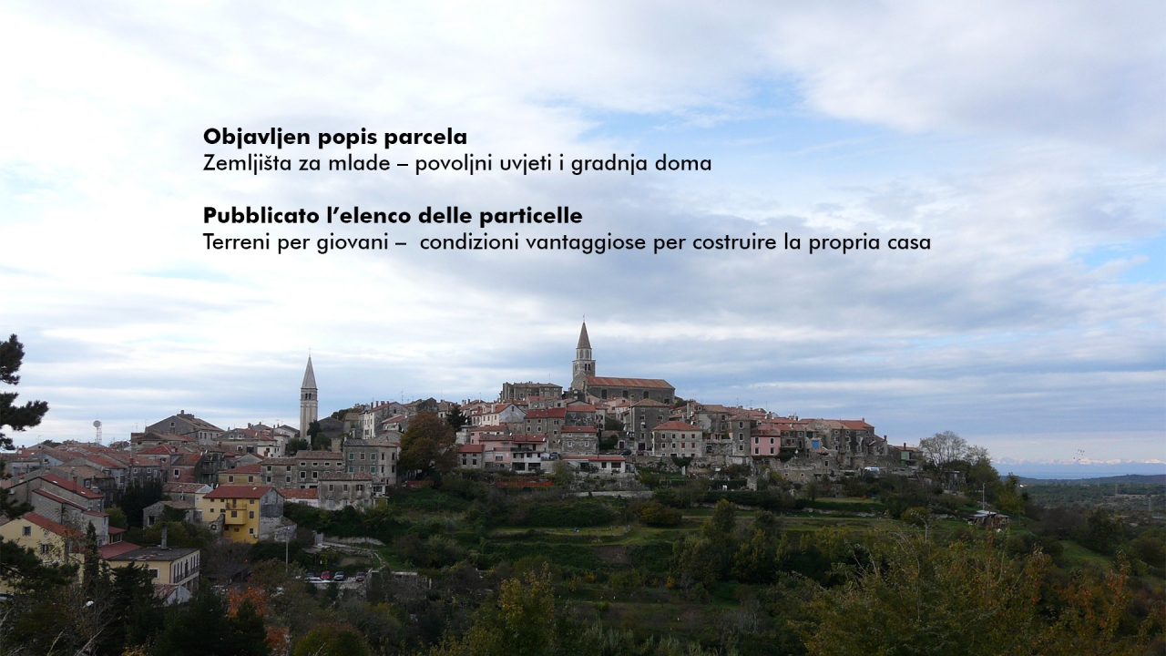 Objavljen popis građevinskih parcela u Bujama za mlade