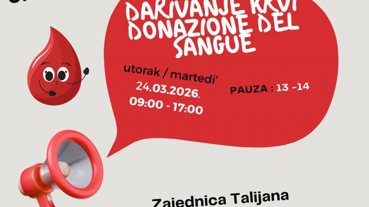 Sutra treća ovogodišnja akcija darivanja krvi u Umagu