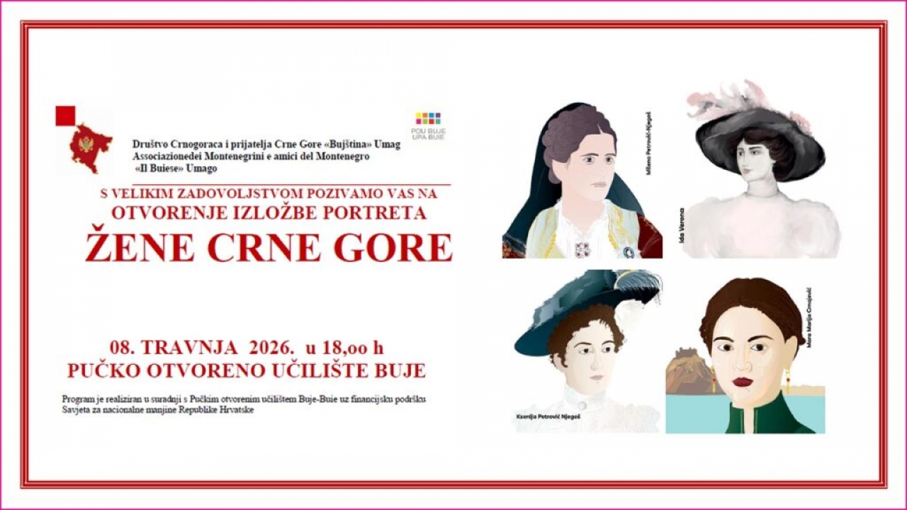 Sutra otvorenje izložbe “Žene Crne Gore” - Priče o hrabrim ženama