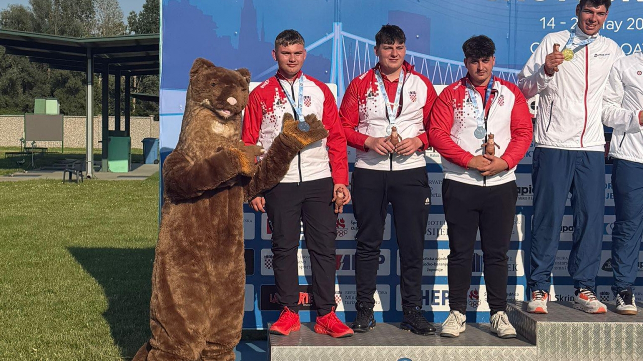 Srebro za Hrvatsku u Trap Trio Men U-18 na Europskom prvenstvu