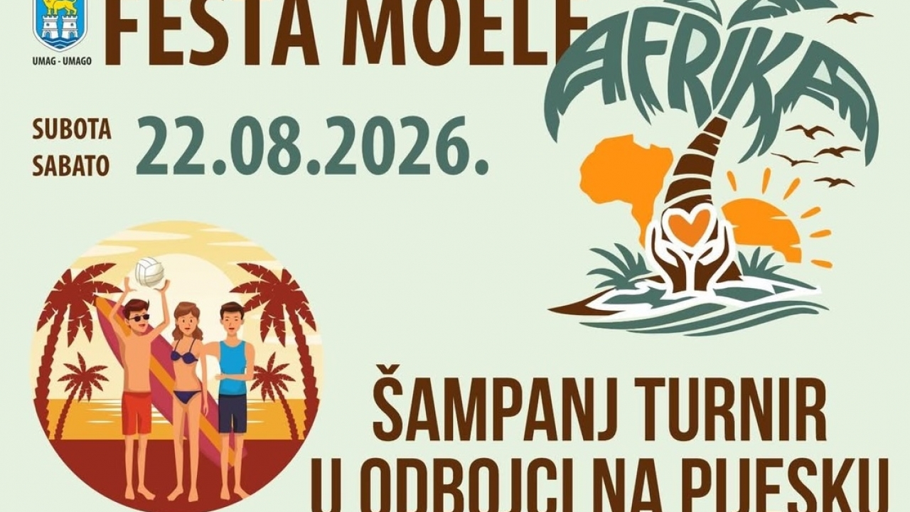 Šampanj turnir u odbojci na pijesku ponovno dio Fešte Moele