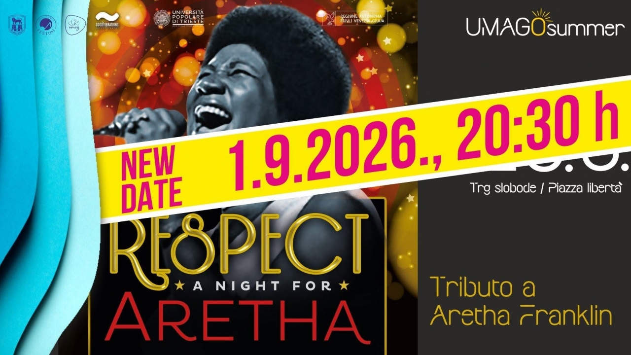 „Respect! A Night for Aretha Franklin“ u utorak na Trgu slobode u Umagu