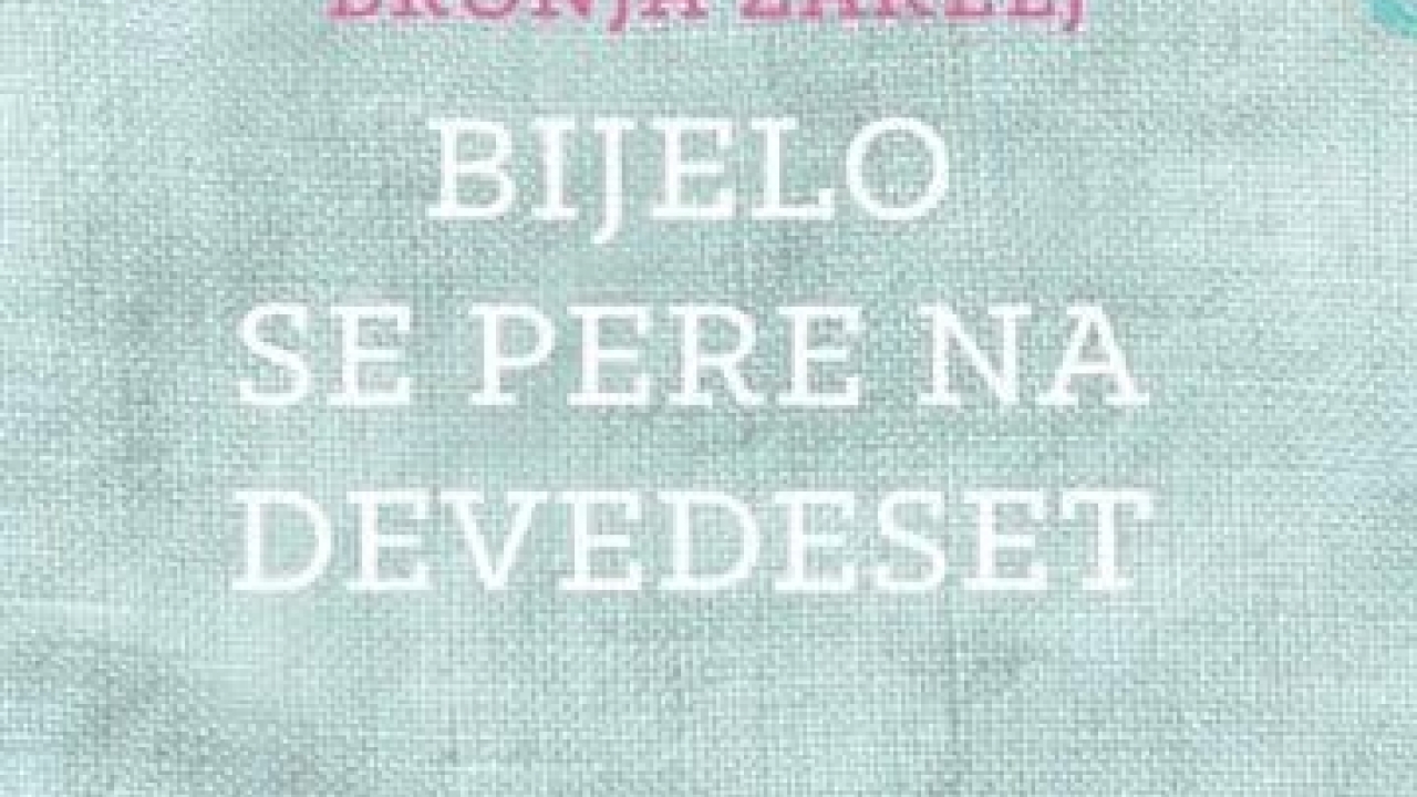 U Novigrad stiže Bronja Žakelj, autorica nagrađivanog romana „Bijelo se pere na devedeset“