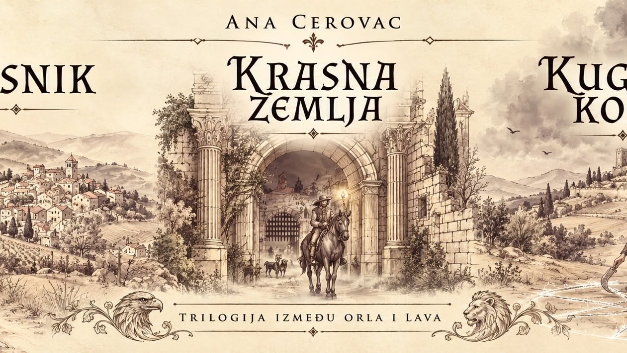 Povijest, mitologija i fantastika: Ana Cerovac u Umagu predstavlja nagrađivanu trilogiju „Između Orla i Lava“