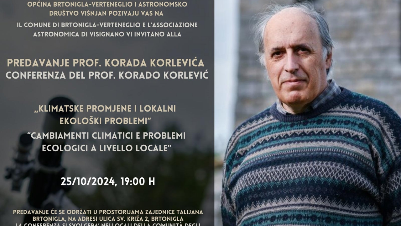 Predavanje prof. Korada Korlevića u Brtonigli