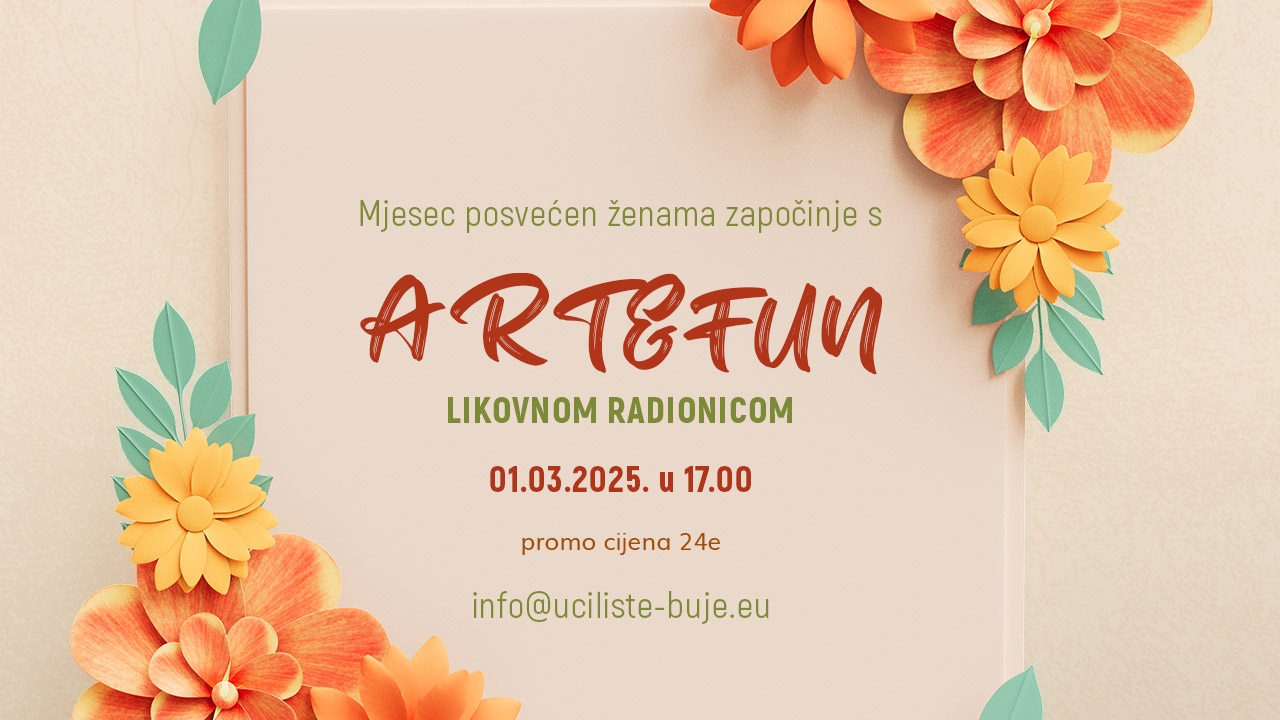 Art&Fun likovna radionica u POU Buje