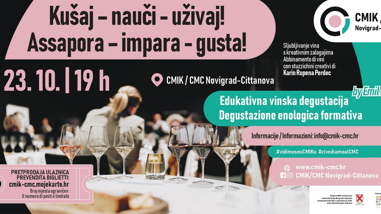 Edukativna vinska radionica by E. Perdec / CMIK, 23.10.