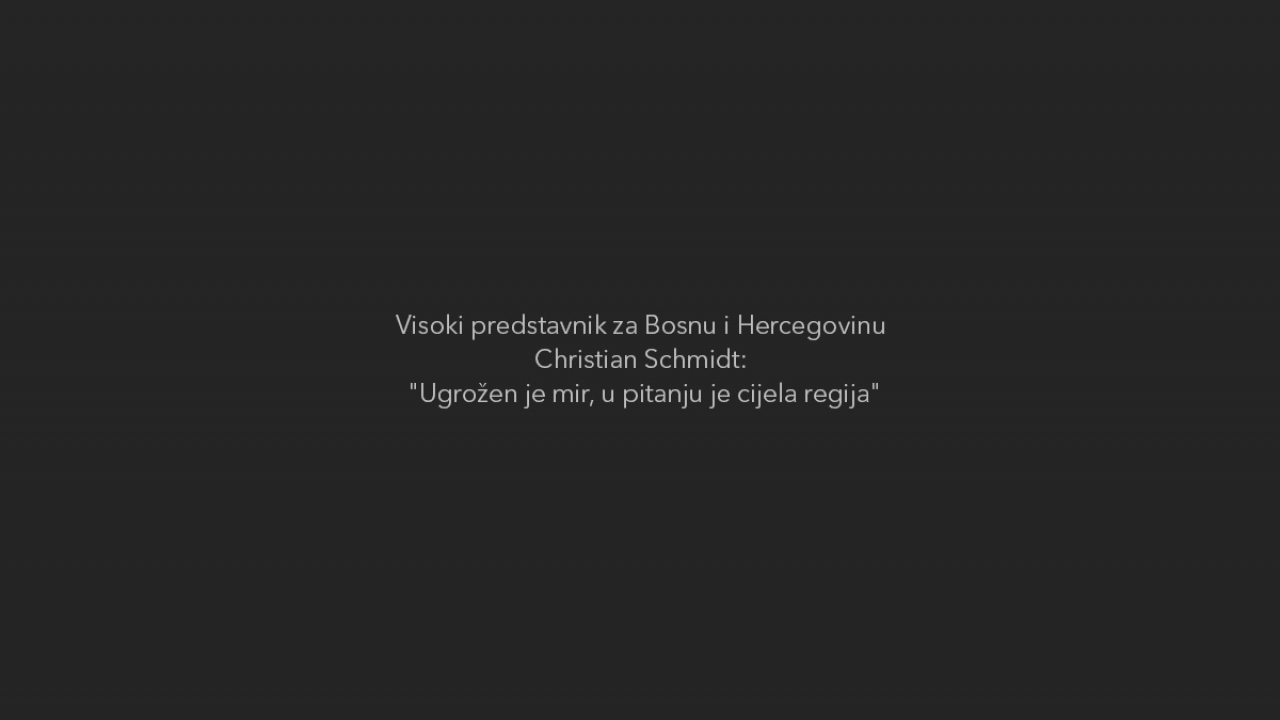 Schmidt upozorio UN na destabilizaciju BiH i regije