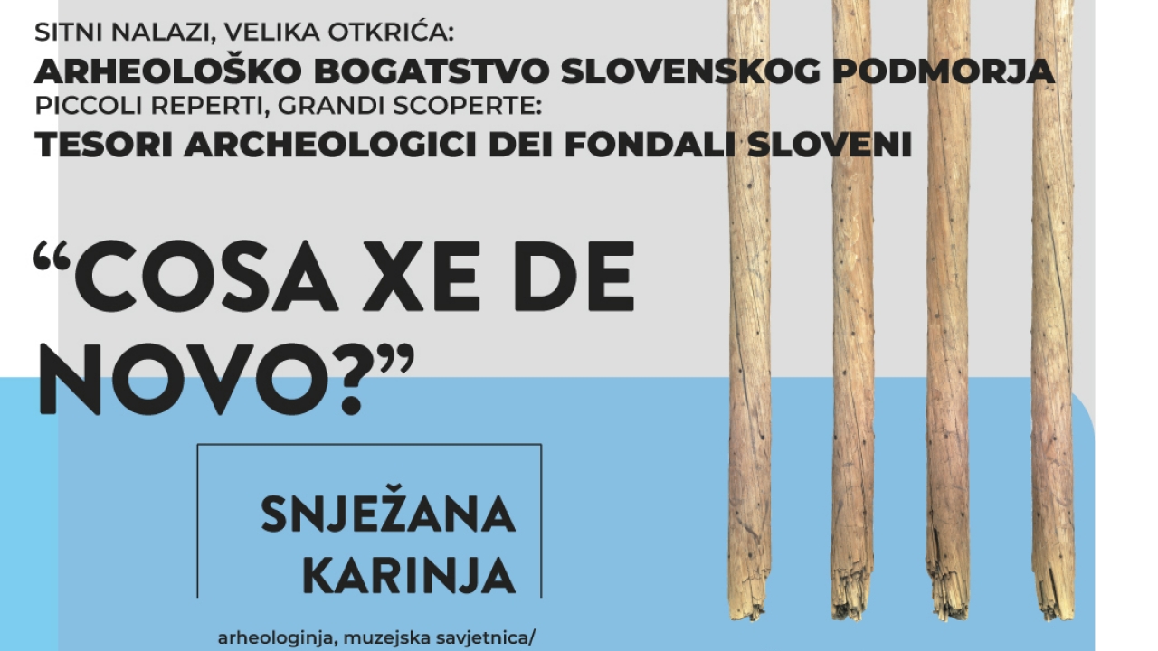 U Muzeju grada Umaga predavanje „Cosa xe de novo?“ – otkrivanje arheološkog blaga slovenskog podmorja