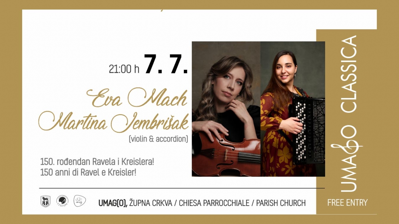 Koncert Umago Classica u Župnoj crkvi slavi 150 godina Ravela i Kreislera