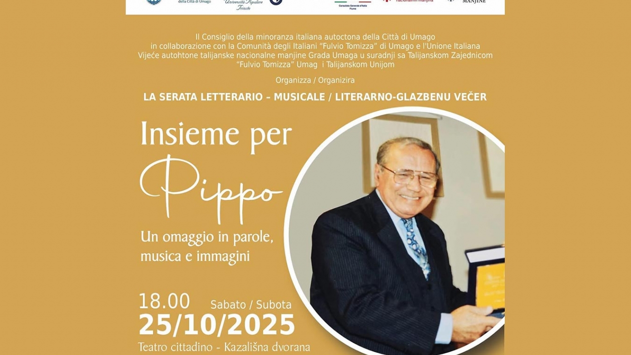 Literarno-glazbena večer u čast Giuseppea Rote u umaškom kazalištu