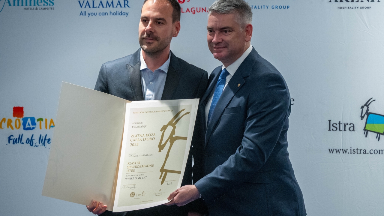 Zlatna koza - Capra d'oro 2025. za vizualne komunikacije Klasteru sjeverozapadne Istre