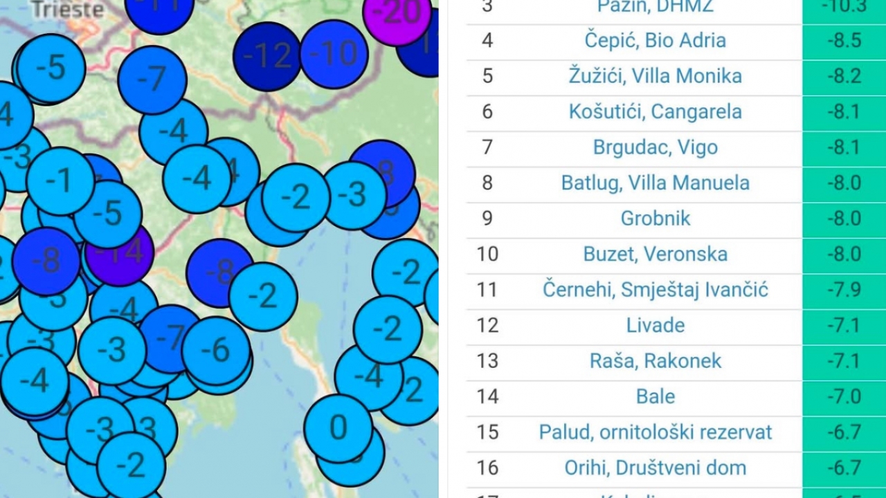 Ledeno jutro u Istri