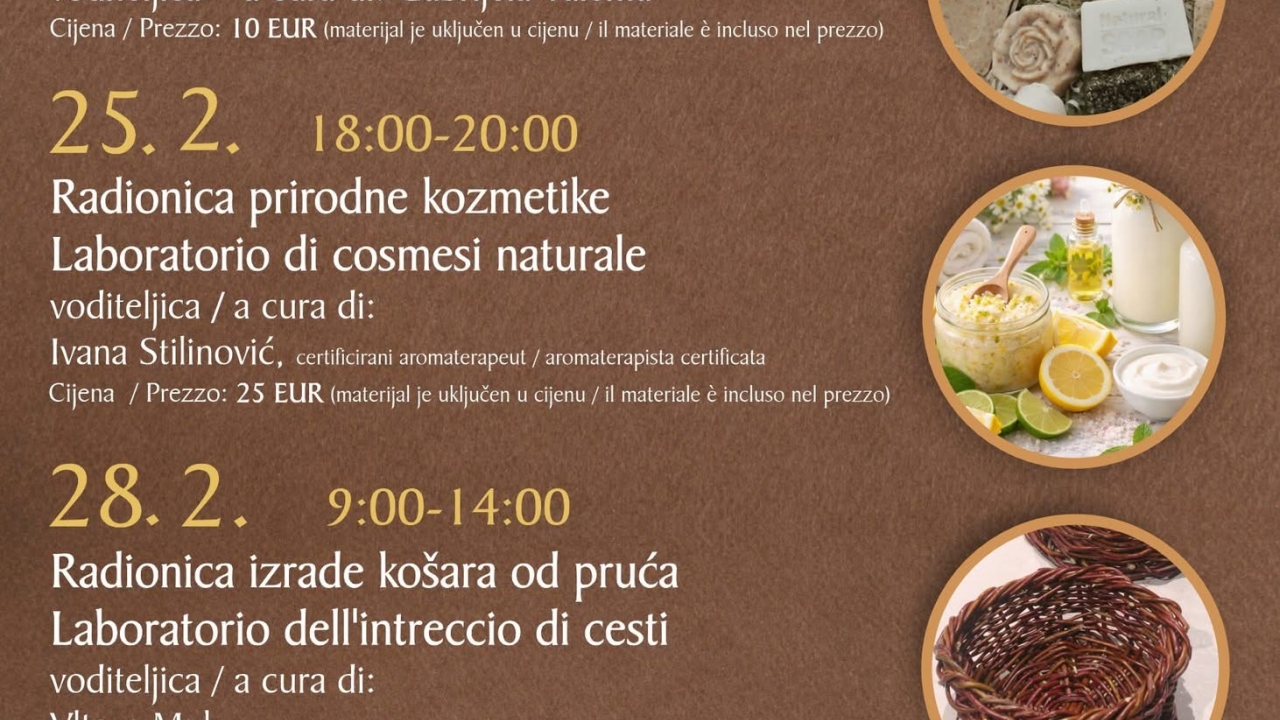 Sutra započinje Zima u muzeju – radionica izrade sapuna