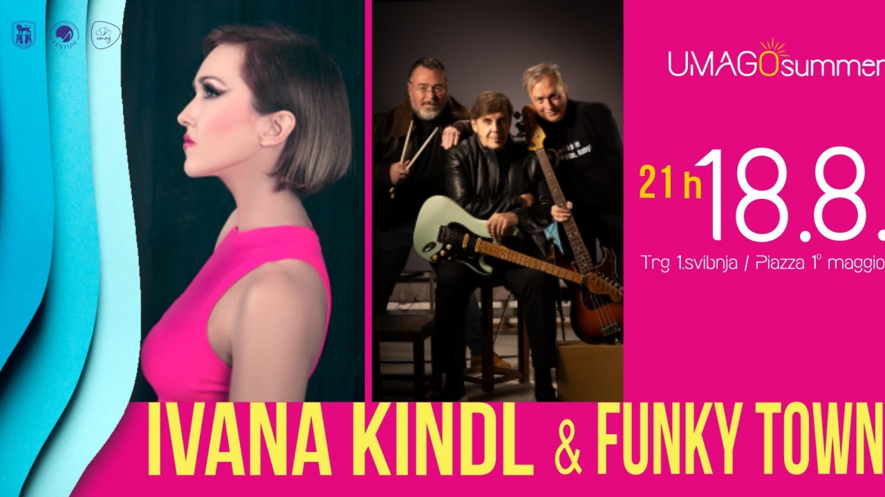 Ivana Kindl i Funky Town stižu u Umag: večer disca, funka i soula na Trgu 1. svibnja