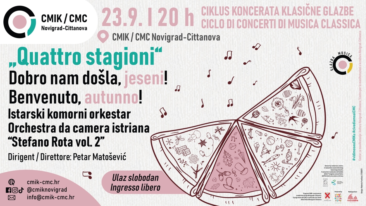 Glazba i kazalište u CMIK-u: Istarski komorni orkestar i komedija „Udavače”