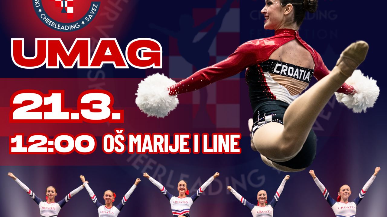 Umag ove subote domaćin Prvenstva Hrvatske u cheerleadingu