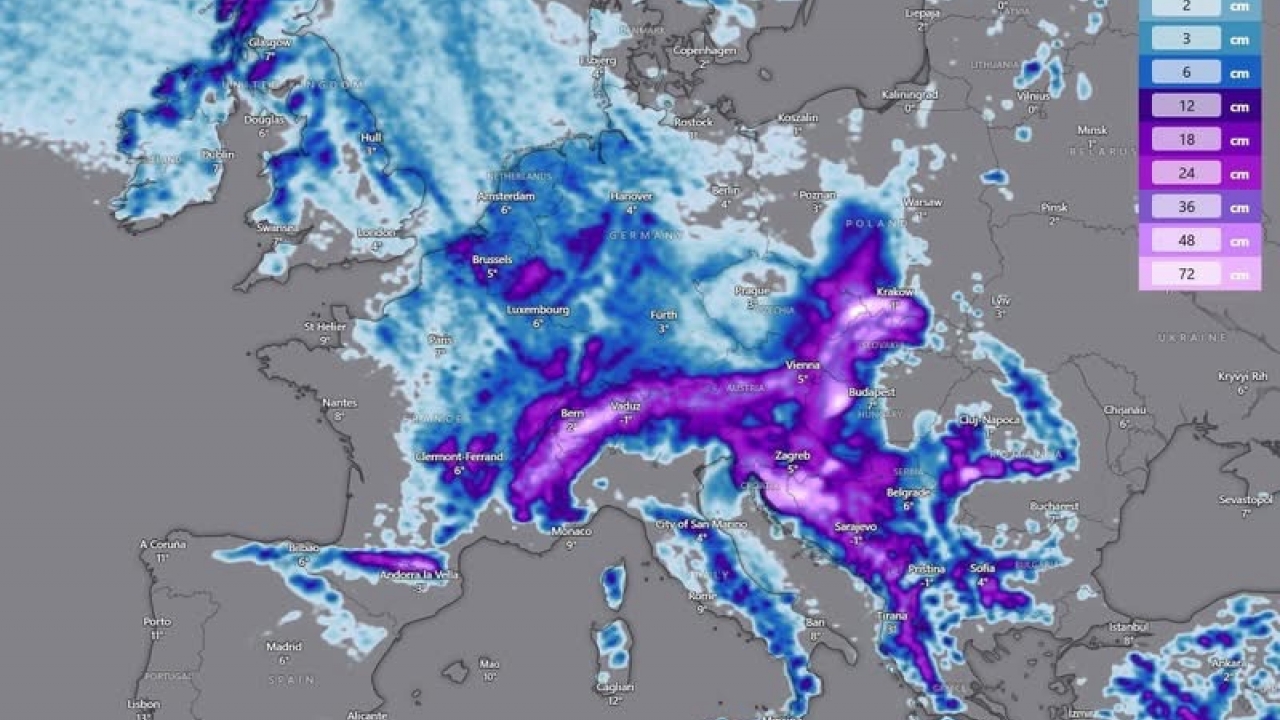 Mogući povratak zime: krajem tjedna nagla promjena vremena i snijeg u višim predjelima