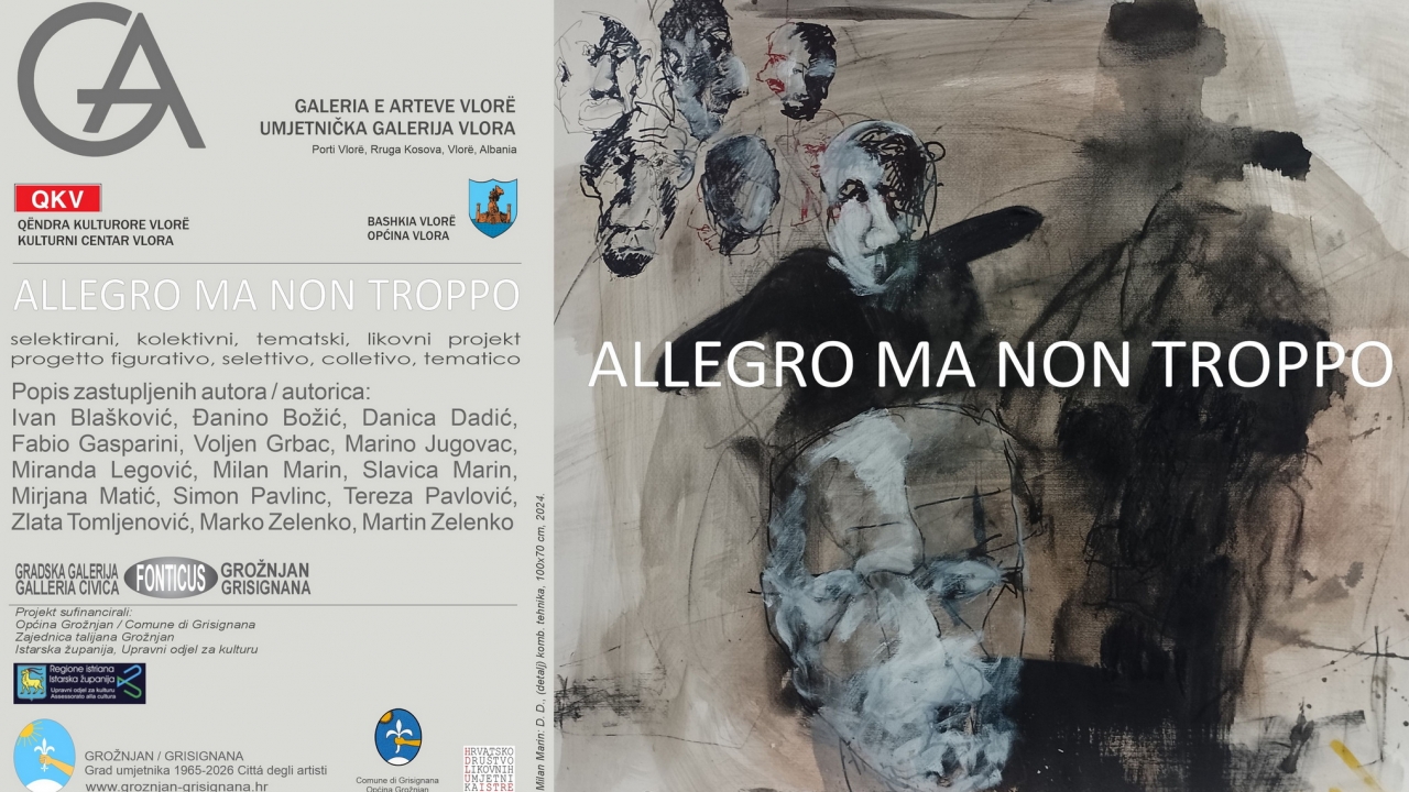 Grožnjanski umjetnici večeras otvaraju izložbu „Allegro ma non troppo“ u Albaniji