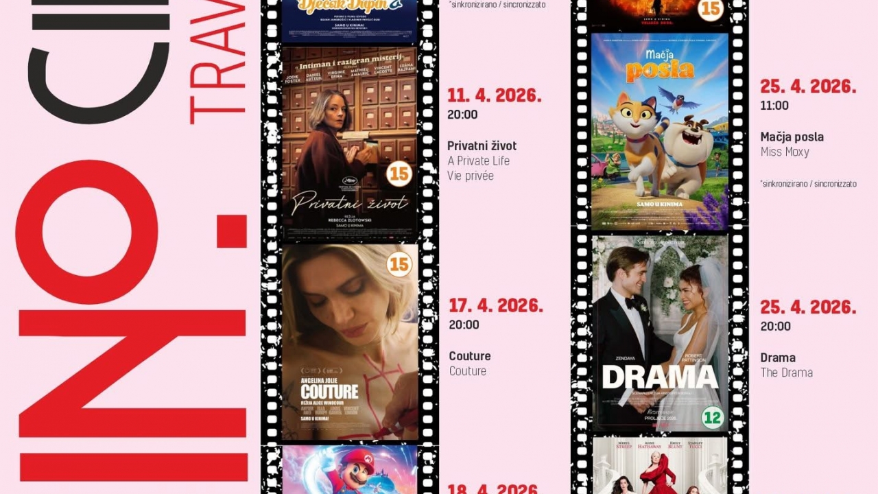 Kino Umag – filmski program u travnju