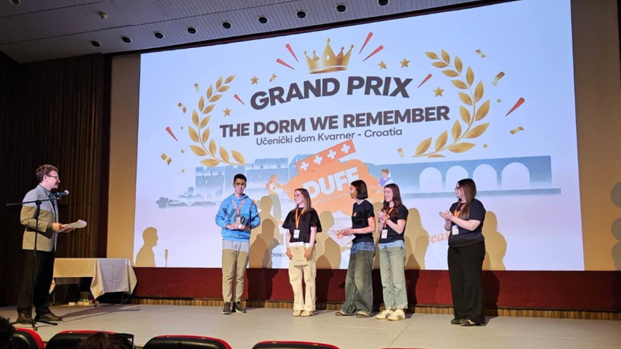 Veliki uspjeh mladih filmaša: Patrick iz Novigrada i Korina iz Umaga osvojili Grand Prix na filmskom festivalu u Dubrovniku