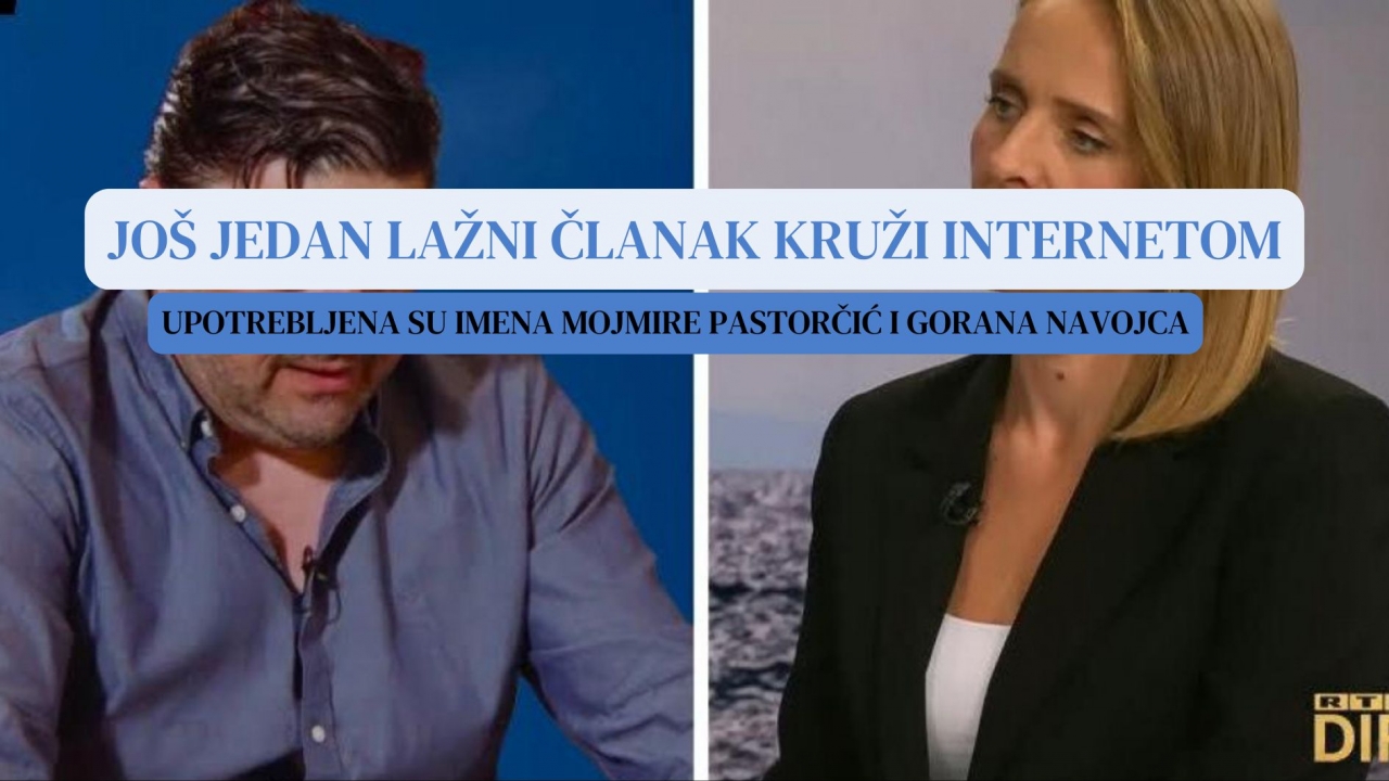 Kruži online prevara - iskorišteni su Mojmira Pastorčić i Goran Navojec