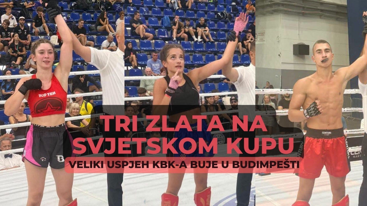 Veliki uspjeh KBK-a Buje u Budimpešti: tri zlata i bronca na Svjetskom kickboxing kupu