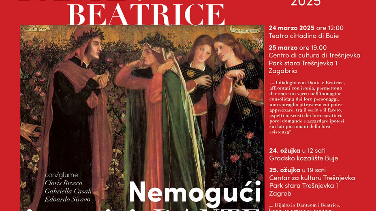 LE INTERVISTE IMPOSSIBILI: DANTE e BEATRICE / Nemogući intervjui: DANTE i BEATRICE