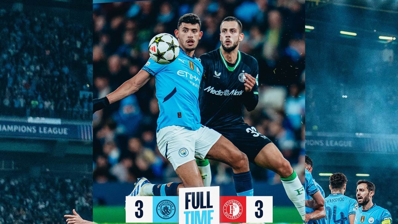 Manchester City ispustio prednost 3:0 protiv Feyenoorda