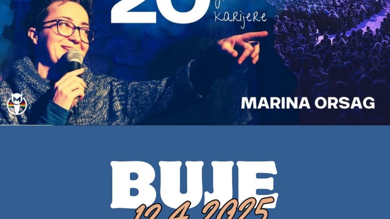 Marina Orsag u Bujama - Best of stand up comedy!