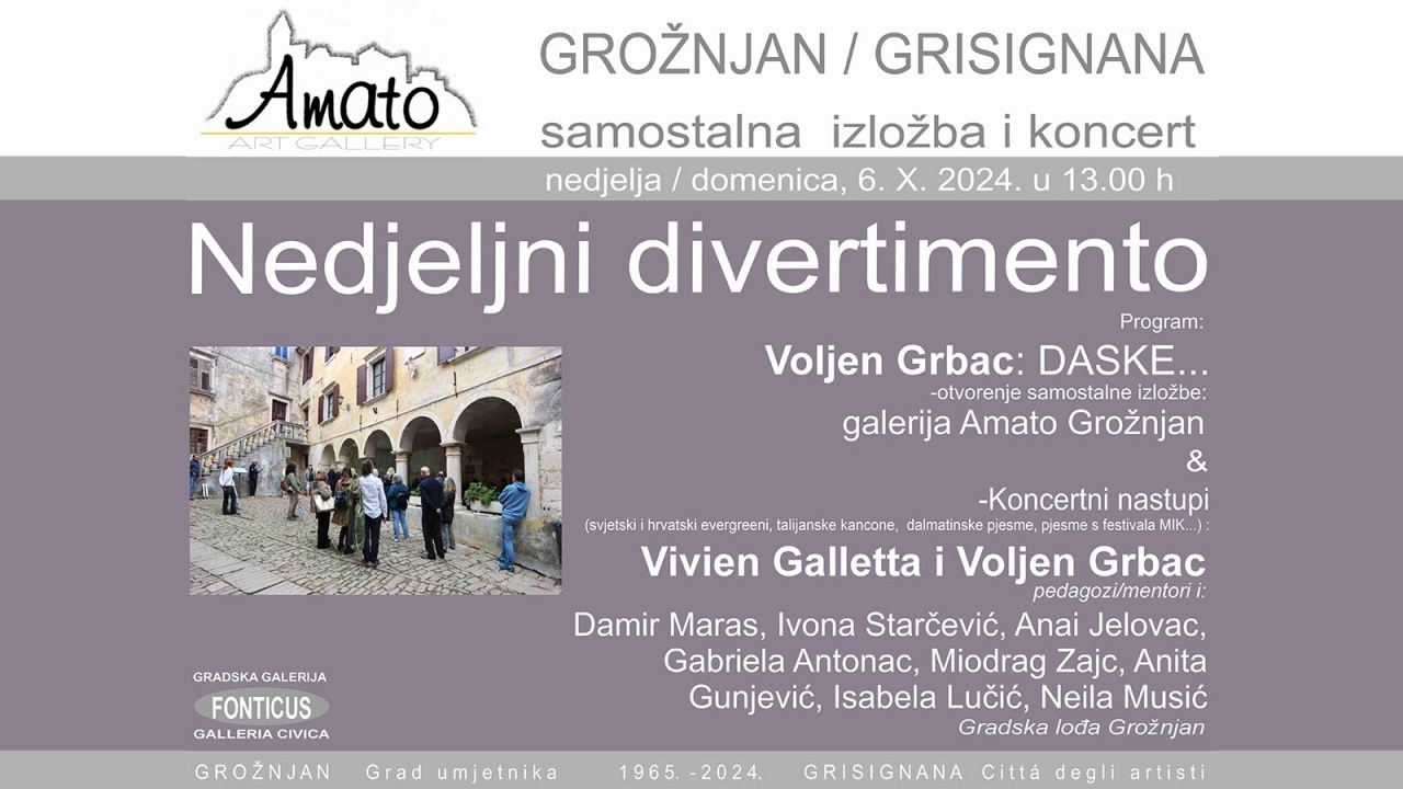 Nedjeljni divertimento u Grožnjanu