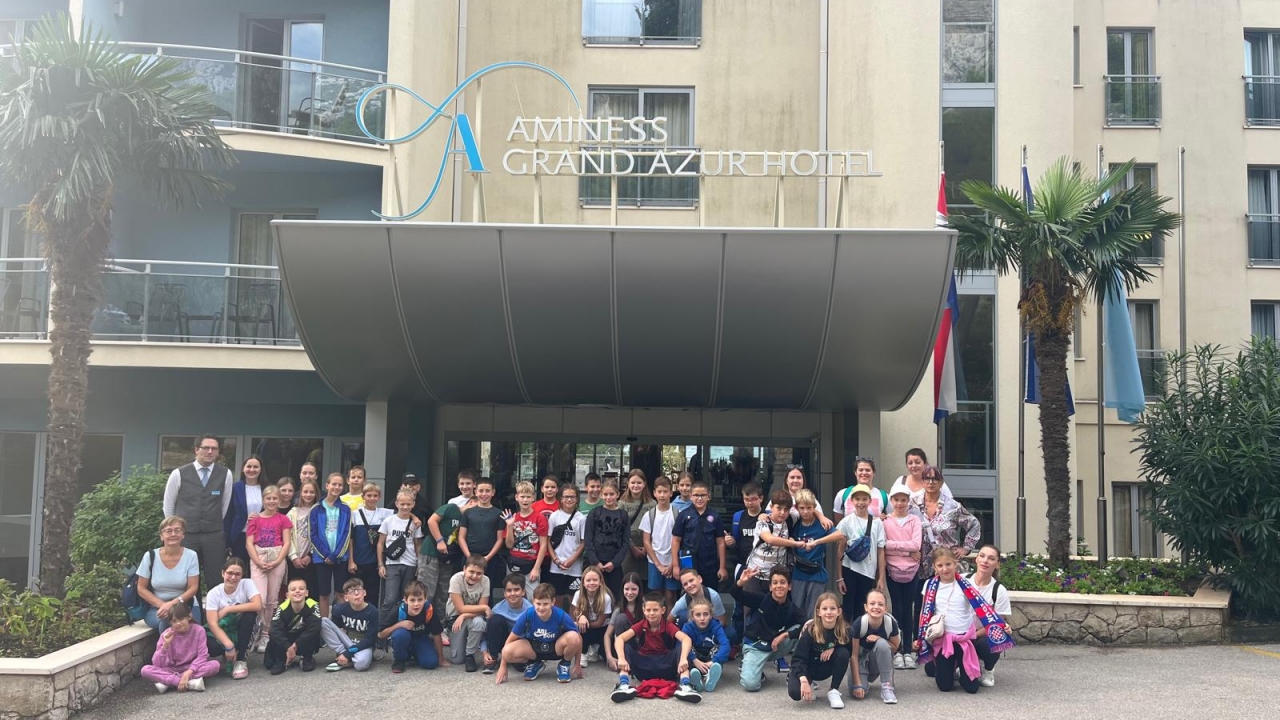 Aminess Grand Azur ugostio učenike iz Novigrada u sklopu međužupanijske školske razmjene