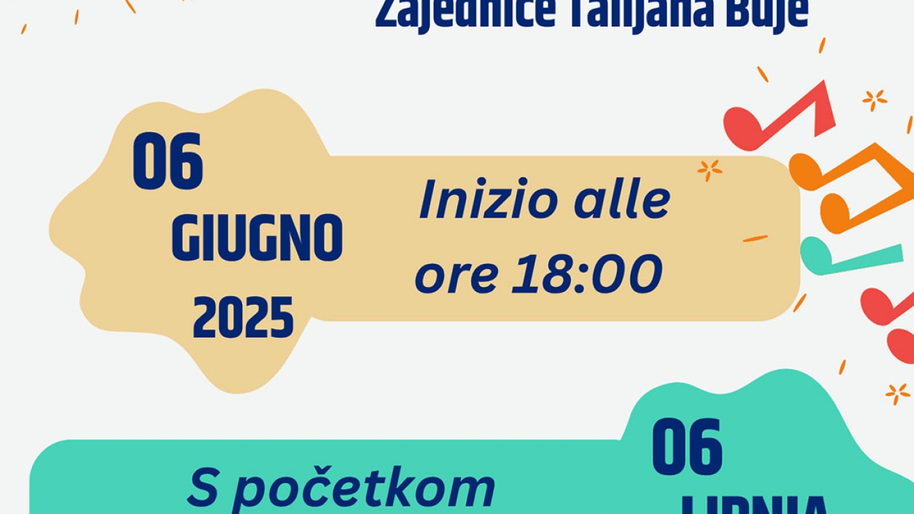 Glazbena završnica u Bujama – koncert učenika Zajednice Talijana