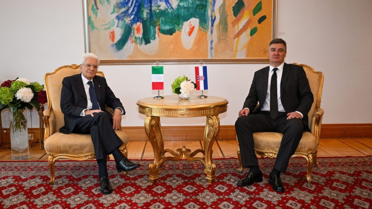 Predsjednik Italije Sergio Mattarella u službenom posjetu Hrvatskoj